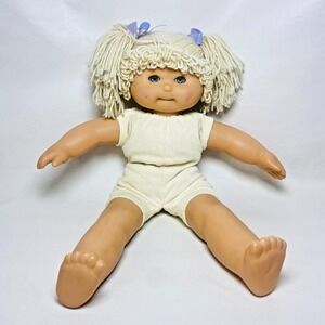Vintage German Made Lissi Fashion Doll Yarn Hair Blue Sleepy Eyes Open/Close 18"